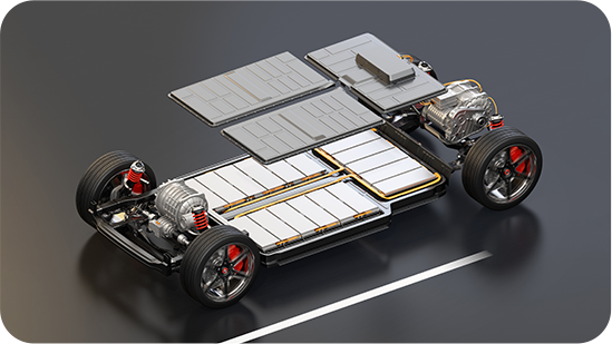 EV chassis with battery pack using Tata Steel